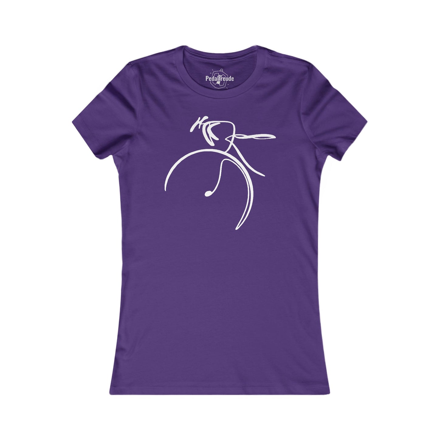 Minimalistisches Fahrrad Damen T-Shirt – Elegantes Design für Radfahrerinnen