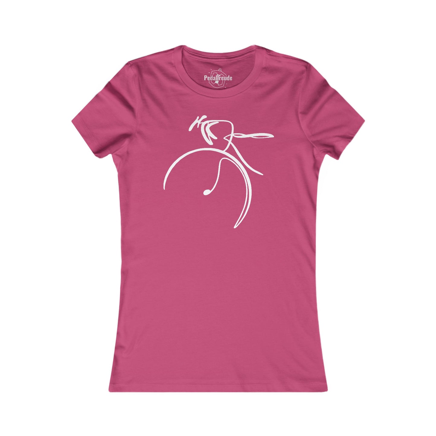Minimalistisches Fahrrad Damen T-Shirt – Elegantes Design für Radfahrerinnen