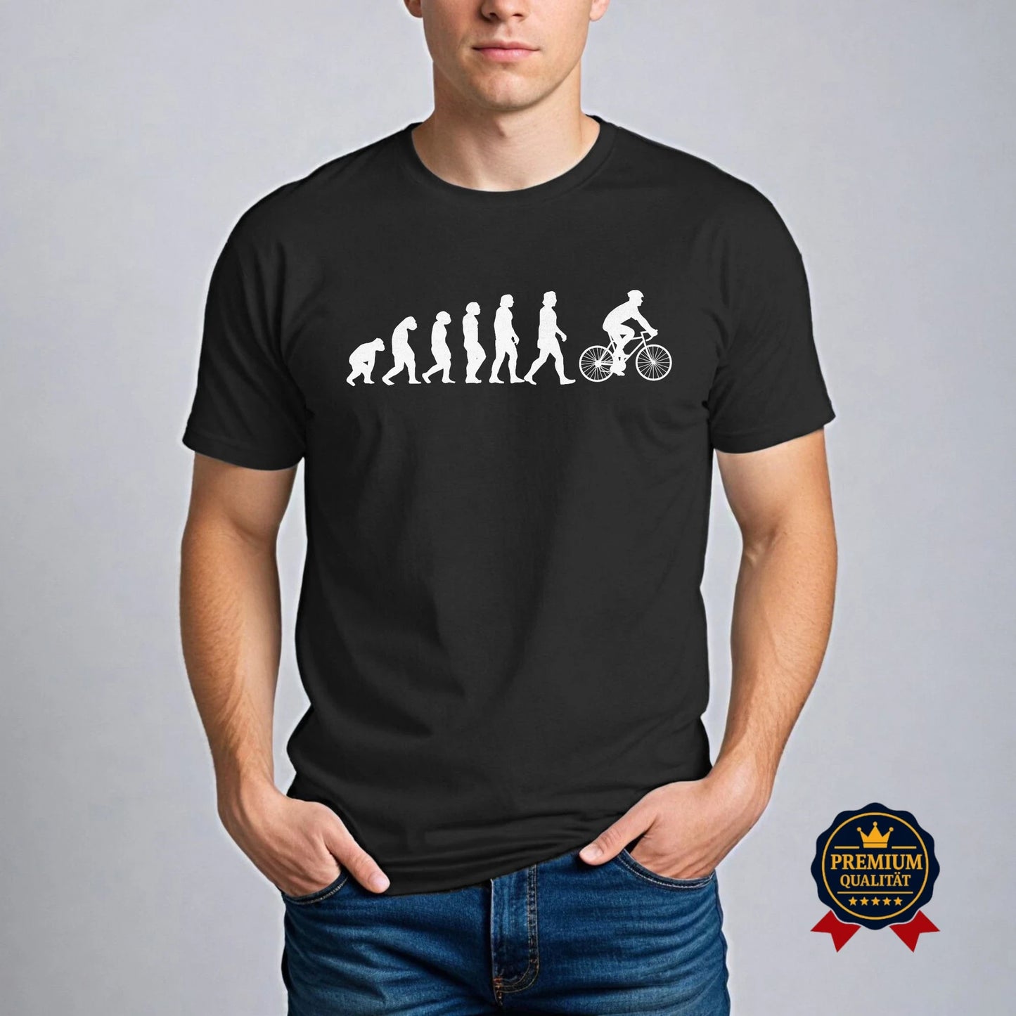 Evolution Bike Shirt – Vom Affen Zum Radfahrer