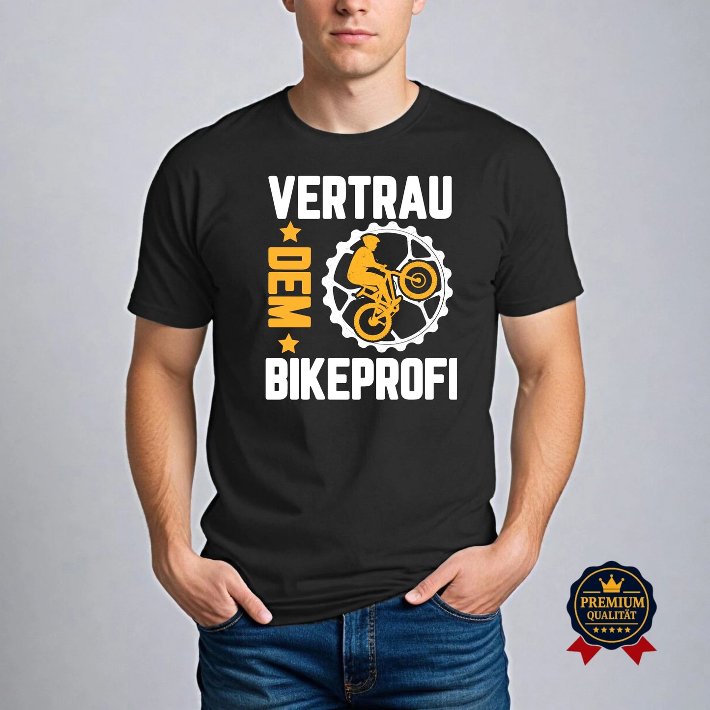 Vertrau dem Bikeprofi – Fahrrad T-Shirt