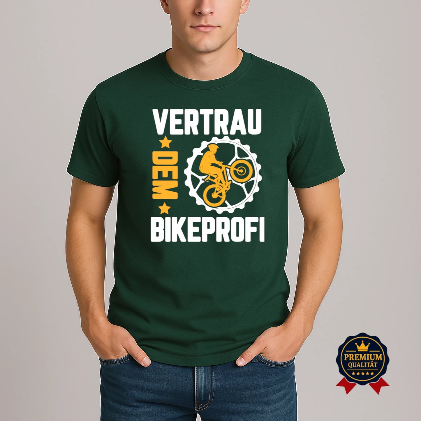 Vertrau dem Bikeprofi – Fahrrad T-Shirt