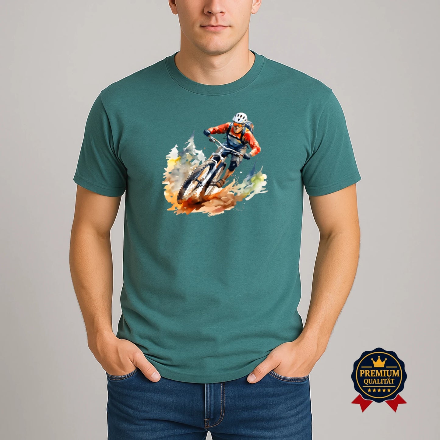 Mountainbike Action – T-Shirt für Abenteurer