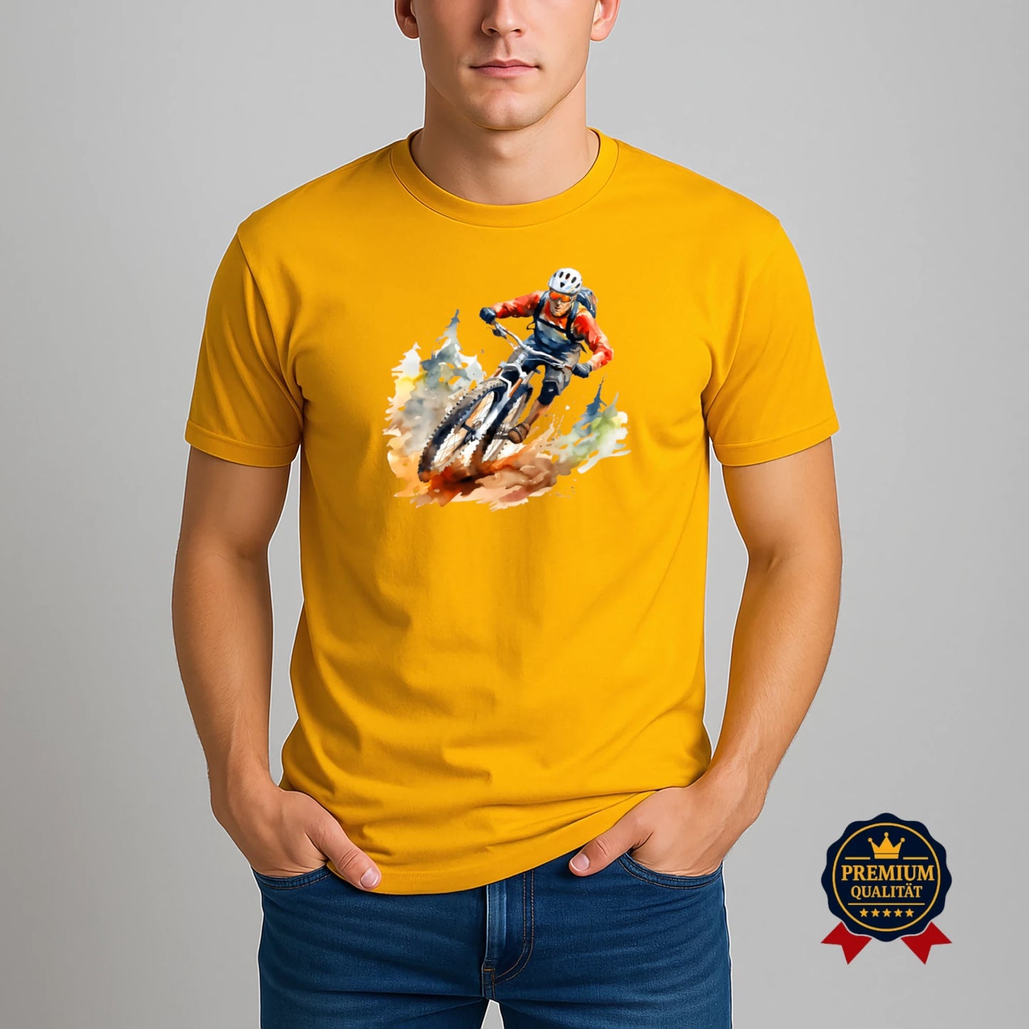 Mountainbike Action – T-Shirt für Abenteurer