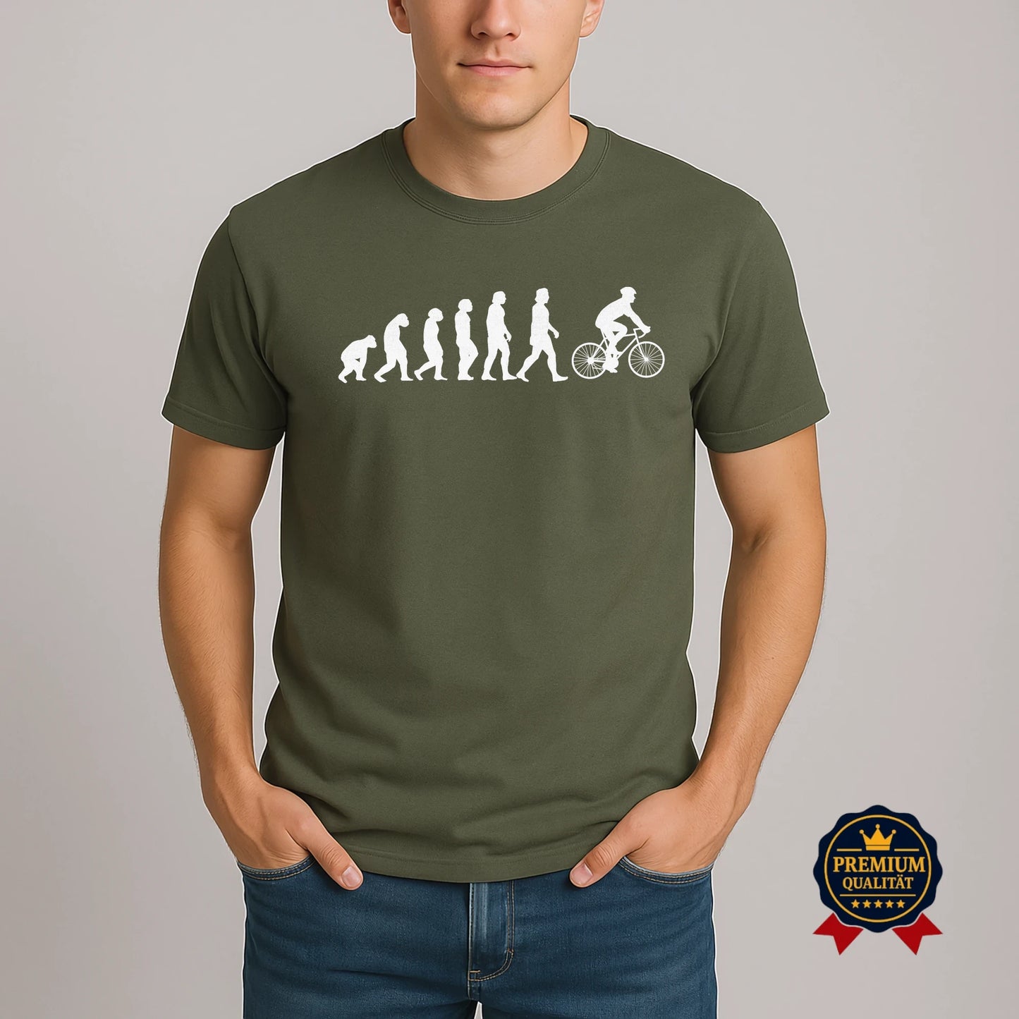 Evolution Bike Shirt – Vom Affen Zum Radfahrer