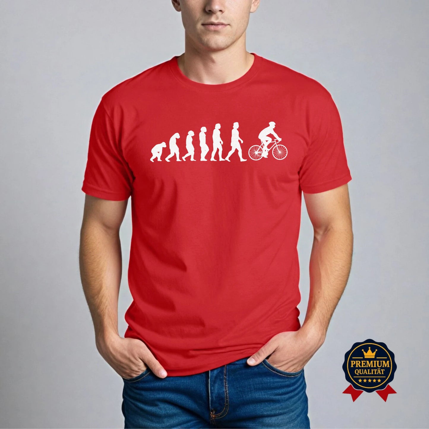 Evolution Bike Shirt – Vom Affen Zum Radfahrer