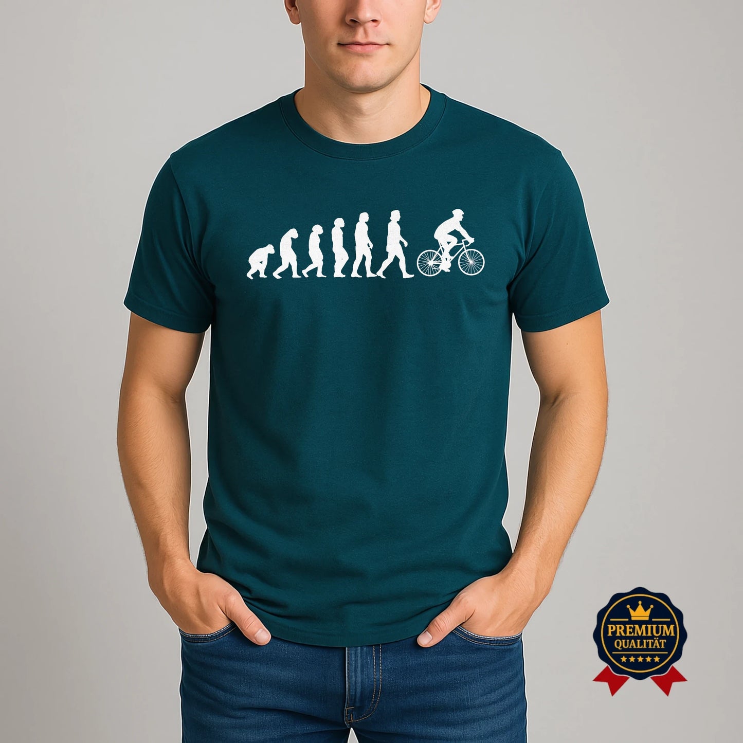 Evolution Bike Shirt – Vom Affen Zum Radfahrer