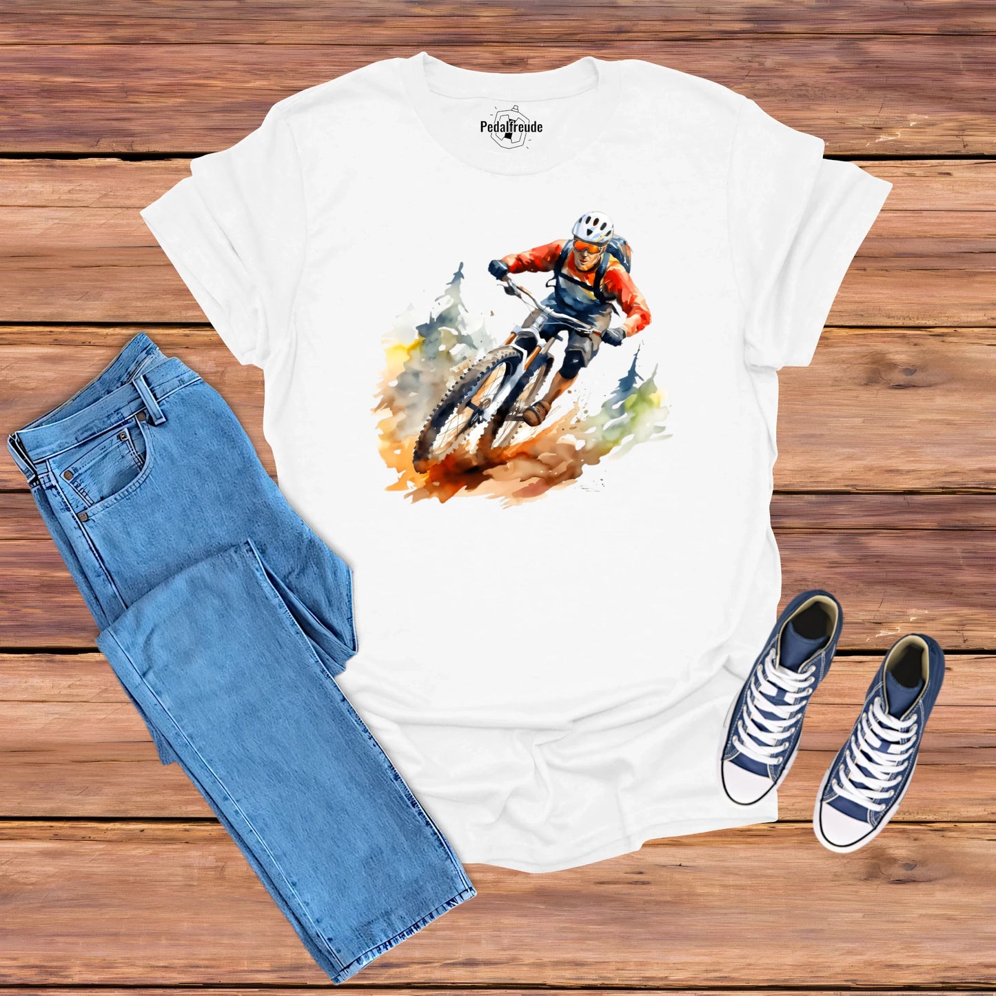 Mountainbike Action – T-Shirt für Abenteurer