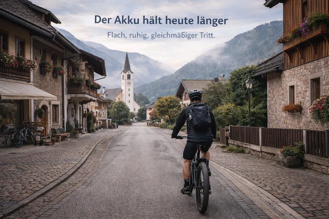 Wie lange hält ein E-Bike Akku wirklich? Alltagsszene zeigt echte Reichweite