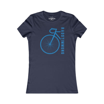 Radstimmung Damen T-Shirt – Fahrradliebe für Radfahrerinnen
