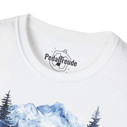 Mountainbike T-Shirt – 'Wo Andere Frieren Fahren Wir' Design