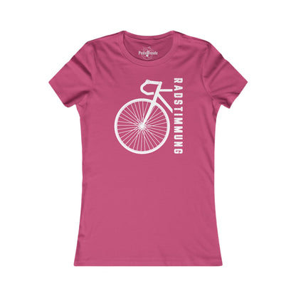 Radstimmung Damen T-Shirt – Fahrradliebe für Radfahrerinnen