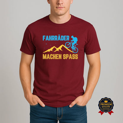 Fahrräder Machen Spaß – Stylisches T-Shirt für Radfahrer