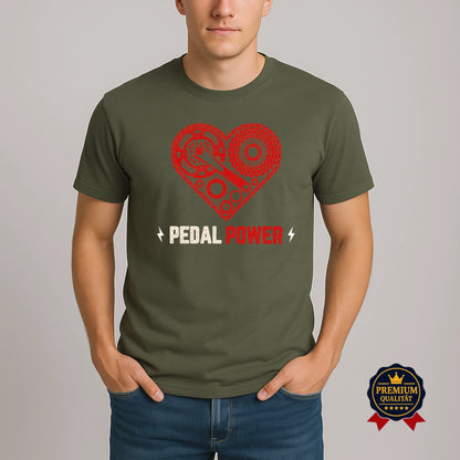 Glückwunsch Fahrradliebhaber – Herz aus Fahrradteilen T-Shirt