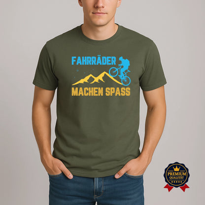 Fahrräder Machen Spaß – Stylisches T-Shirt für Radfahrer
