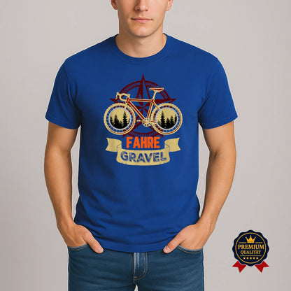 Fahre Gravel – Stylisches Gravel-Bike T-Shirt