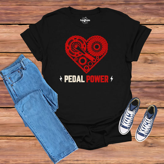 Glückwunsch Fahrradliebhaber – Herz aus Fahrradteilen T-Shirt
