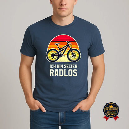 Ich Bin Selten Radlos T-Shirt – Lustiges MTB Design für Radfahrer