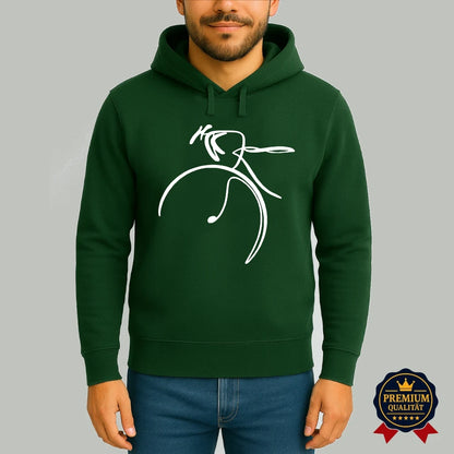 Minimalistischer Fahrrad Hoodie – Warm, Stilvoll & Ausdrucksstark | Navy, Schwarz & Burgundy
